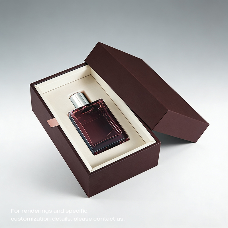 SHC-04 Couvercle et base Emballage de boîte cadeau de parfum avec insert en éponge